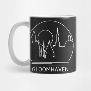 Gloomhaven Minimalist Line Drawing - Board Game Inspired Graphic - Tabletop Gaming  - BGG Mug